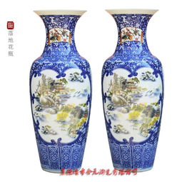 景德鎮陶瓷大花瓶廠家,中國紅陶瓷花瓶定制可題字