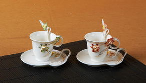 高檔骨質瓷咖啡杯加盟,咖啡壺加盟,潮州市日用陶瓷加盟