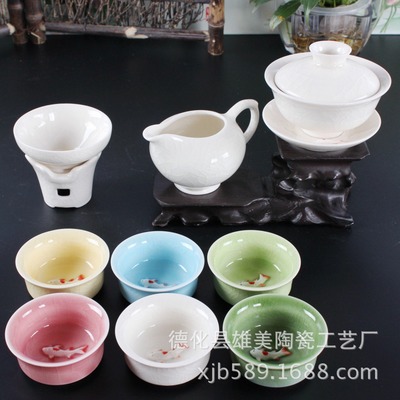 【廠家直銷冰裂茶具 特價冰裂茶具 創意冰裂茶具 新款冰裂茶具】價格,廠家,圖片,茶具套裝,德化縣雄美陶瓷工藝廠-