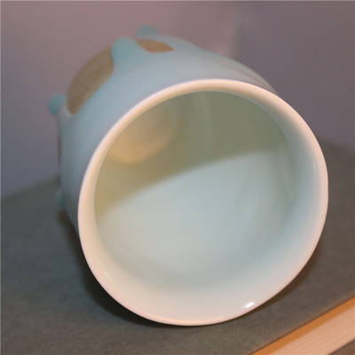 【景德鎮(zhèn)廠家直銷無(wú)圖流釉杯】?jī)r(jià)格,廠家,圖片,陶瓷工藝品,浮梁縣思翰陶瓷工作室-